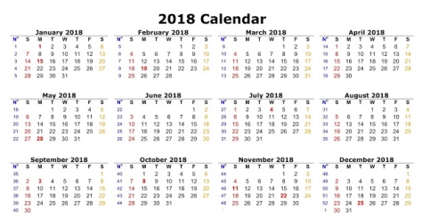 TCD 45er - VMM Kalender 2018