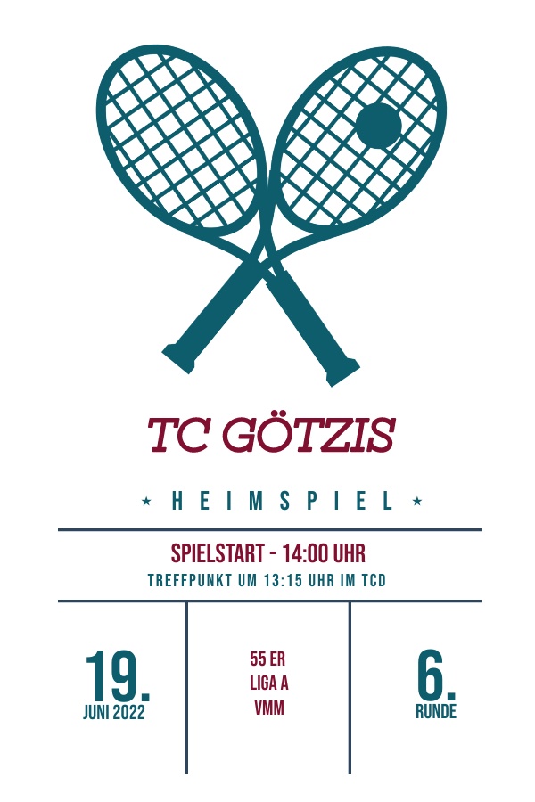 TC Dornbirn gegen TC Götzis in der 6. Runde der VMM 2022
