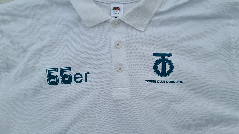 Die neuen Poloshirts für die 55er des TC Dornbirn